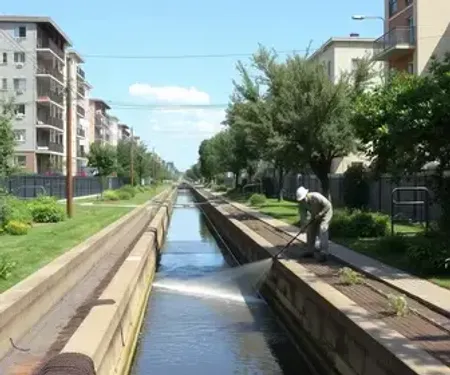 Serra mantém limpeza preventiva de canais em cinco bairros