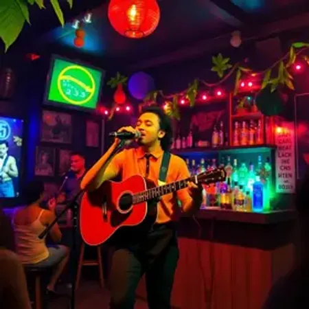 Apresentação em bar temático impulsiona cantor capixaba nas redes sociais