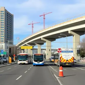 Obra de viaduto na Serra muda trânsito e rota de ônibus a partir de segunda