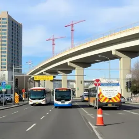 Obra de viaduto na Serra muda trânsito e rota de ônibus a partir de segunda