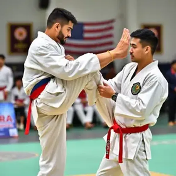 Bolsista do Serra Atleta representa a Serra em competição internacional de karatê