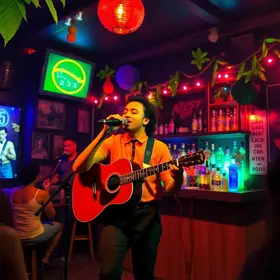 Apresentação em bar temático impulsiona cantor capixaba nas redes sociais